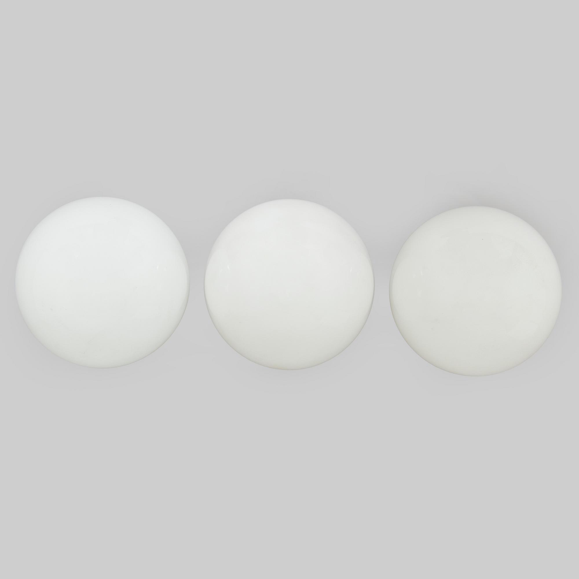 Paavo Tynell, a set of three 1930s ceiling lamps '2008' for Taito Oy.