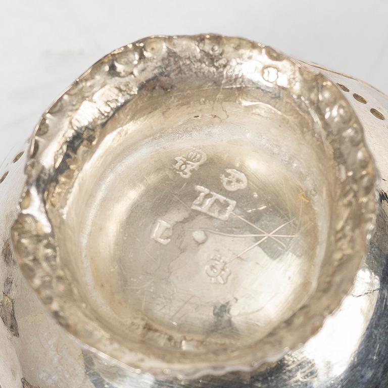 Supkoppar, 7 st, silver, 1700-1800-tal.
