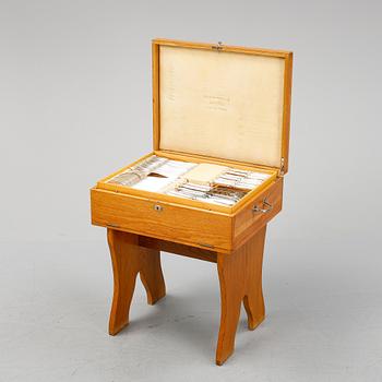 A swedish silver cutlery service in fitted oak box. Mark of KG Markströms, Uppsala 1913-15. (84 pieces).