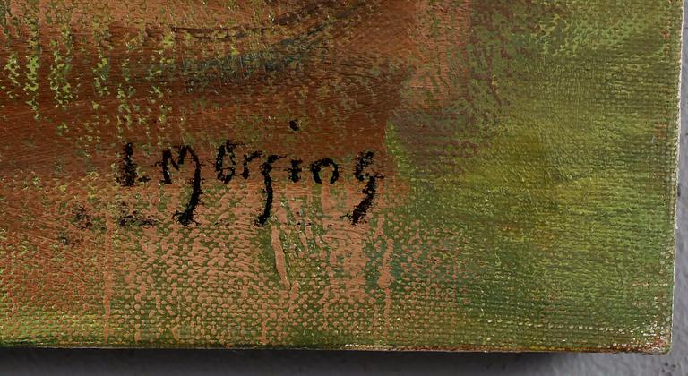IVAR MORSING, oil on canvas, stamp signed.