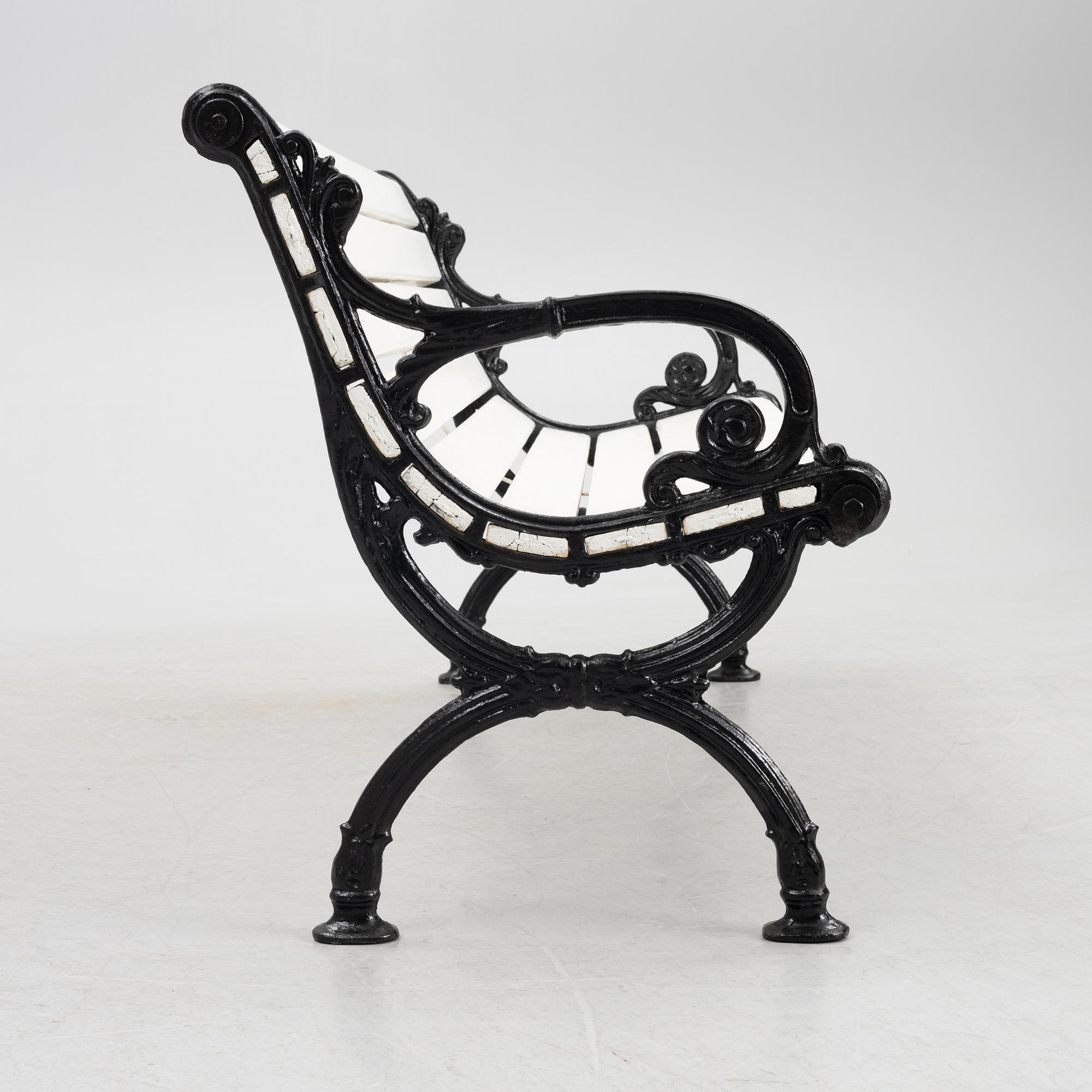 Trädgårdssoffa, 1900-tal.