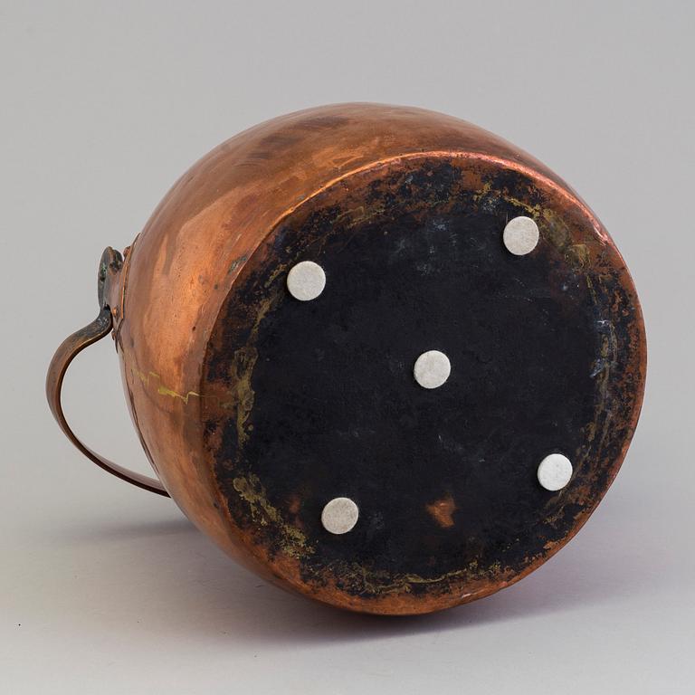 KAFFEKANNA, koppar, 1700-/1800-tal.
