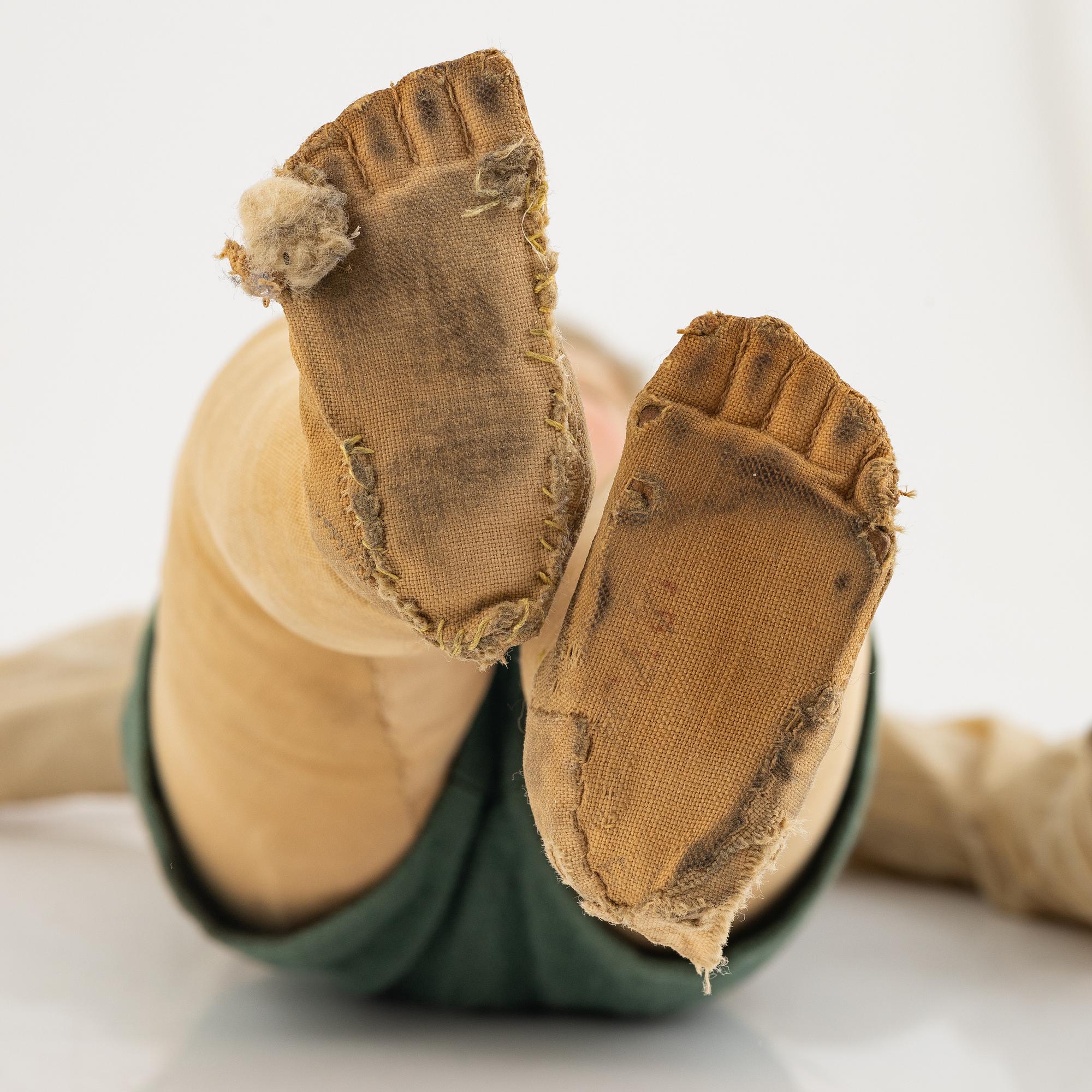 Käthe Kruse, doll, "Lars", Germany, circa 1930.