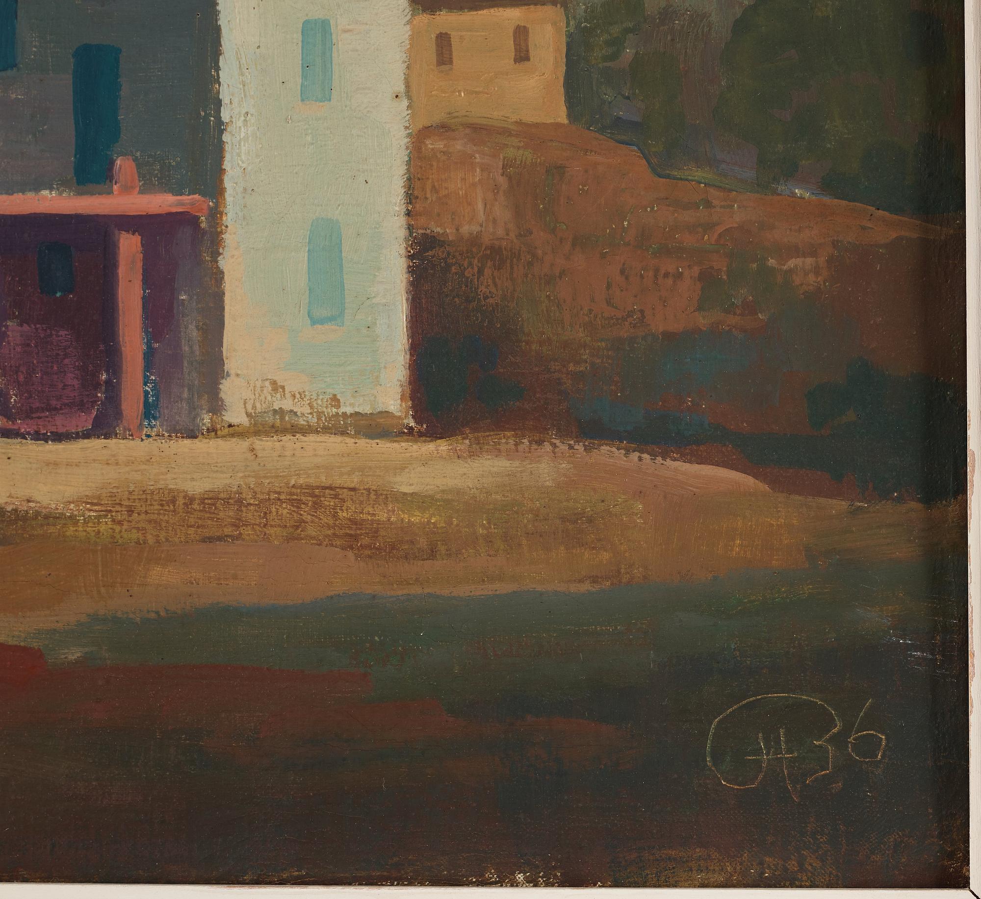 Karl Hofer, "Tessiner Landschaft".