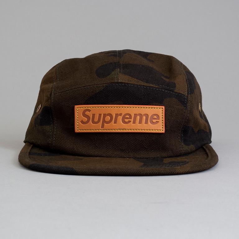 A Camp Cap by Louis Vuitton + Supreme.