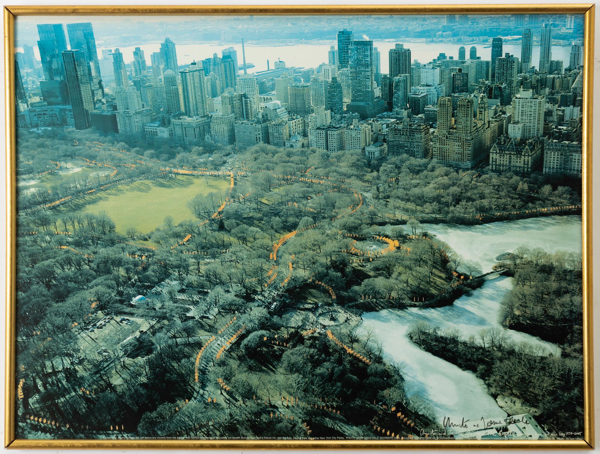 Christo & Jeanne-Claude, "The Gates, Central Park, New York City", 1979-2005.