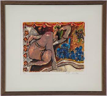 Theo Tobiasse, lithographs in colours, signed 69/150.