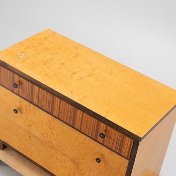 A chest of drawers, 1930's.