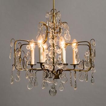 PAAVO TYNELL, a mid-20th century chandelier for Idman. Finland.