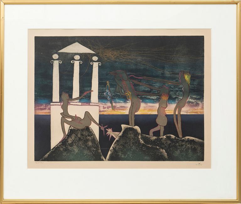 Roberto Matta, "10 PM" ur "L'Arc Obscure des Heures".