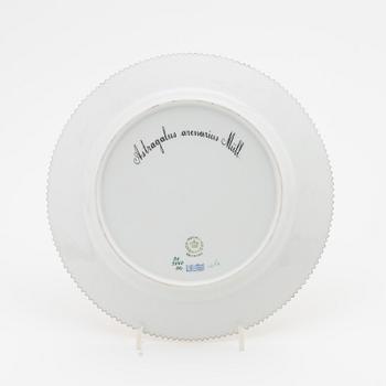 A 'Flora Danica' plate, Royal Copenhagen, Denmark, 1950-84.