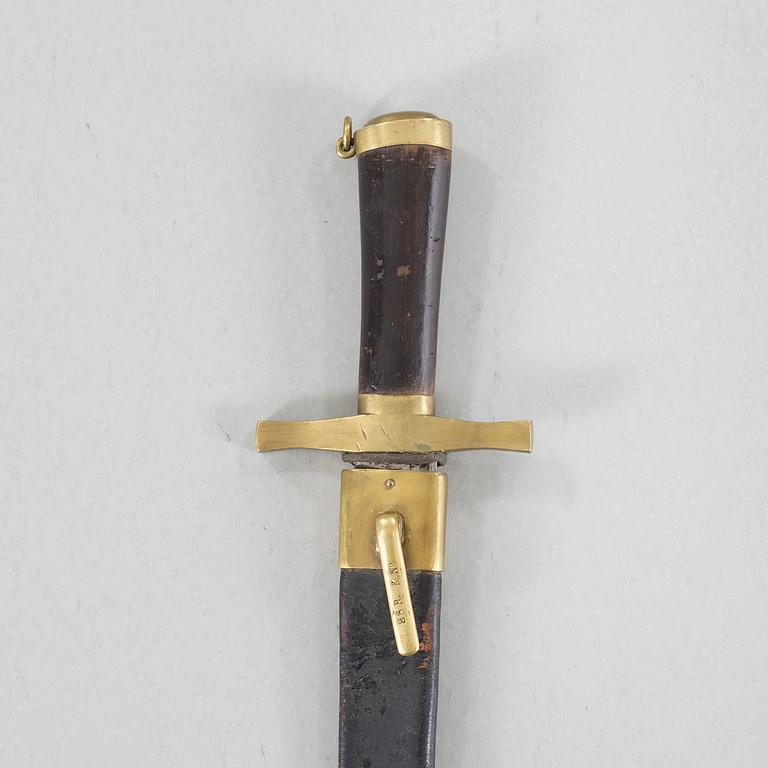 A cutlass for the swedish army, m/1856.