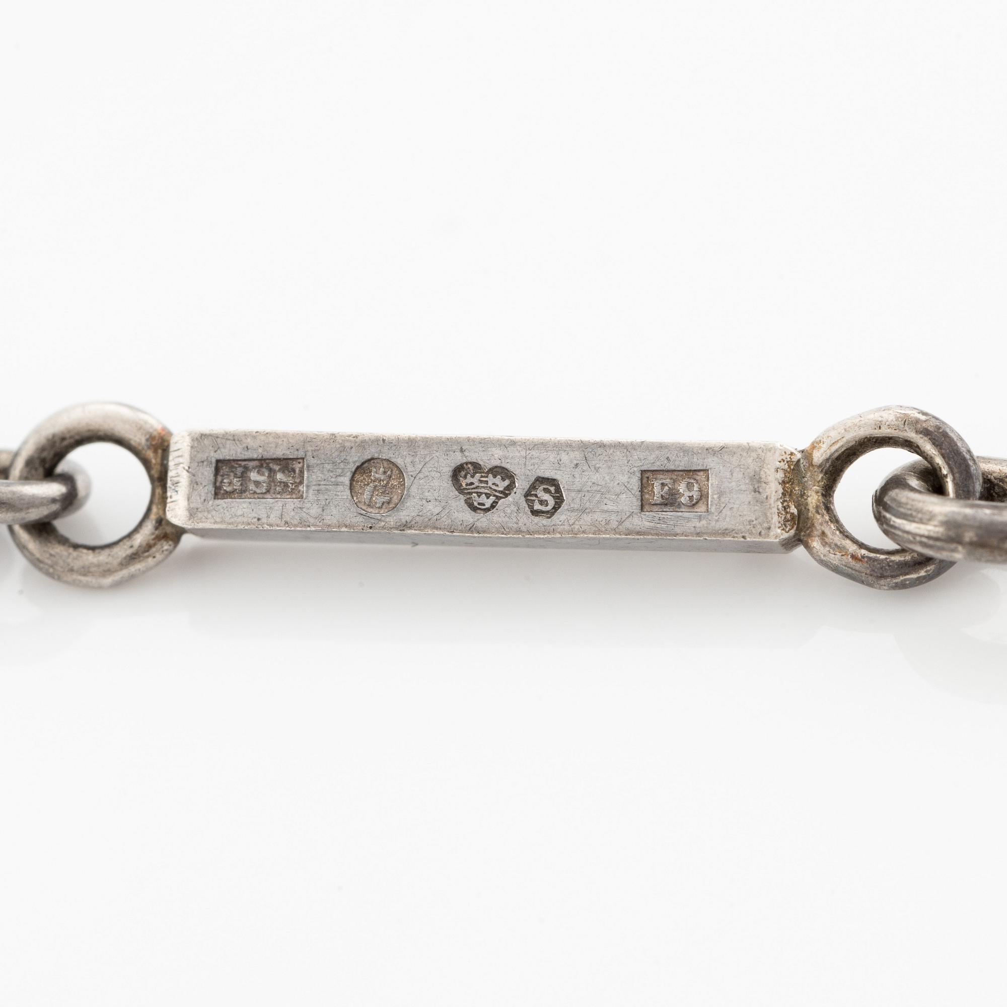 Sandin & Söner Guld & Silver AB, bracelet, silver.