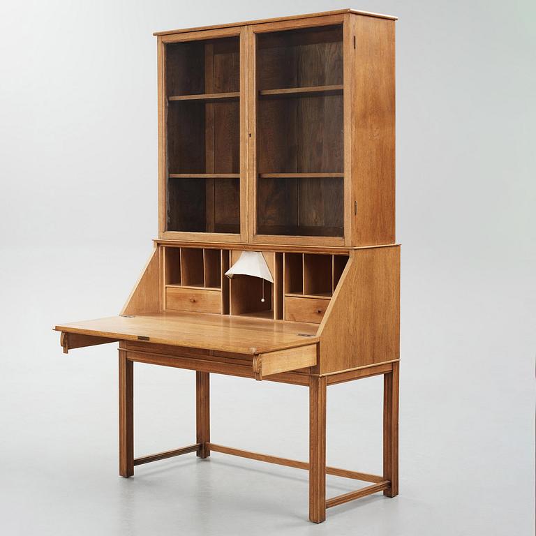 J. E. Blomqvist, a Swedish Grace writing cabinet with armchair, Uppsala, ca 1921.