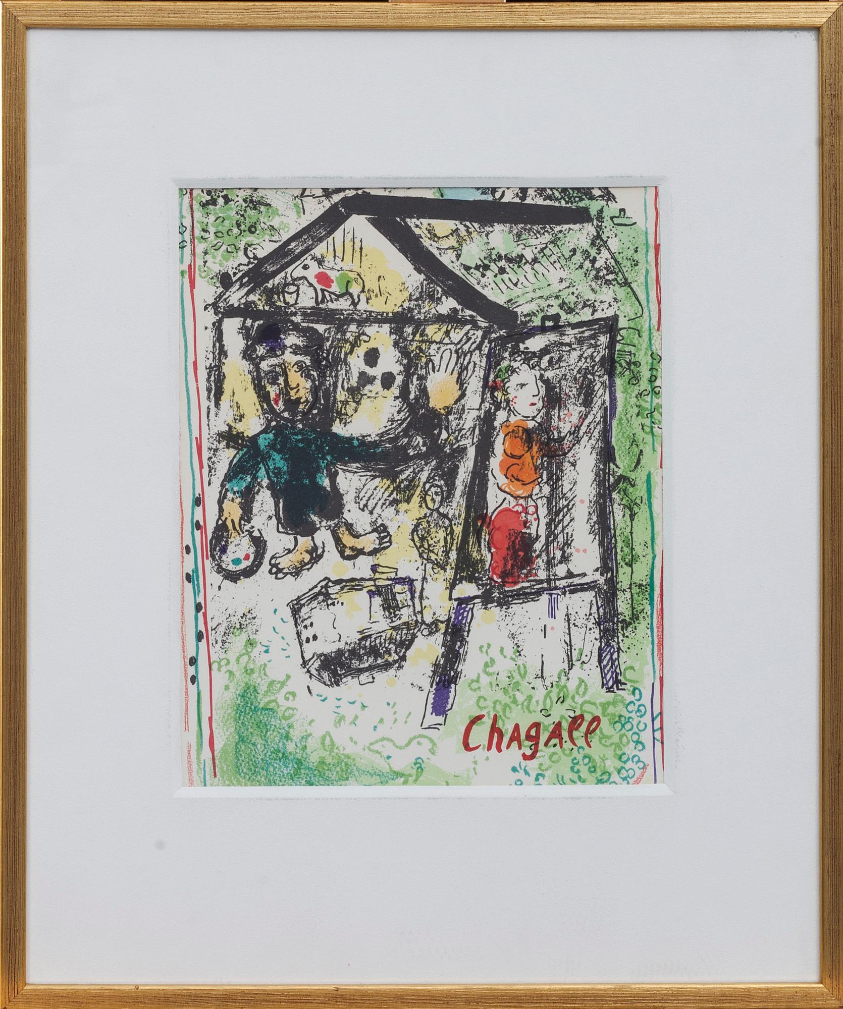 MARC CHAGALL, efter, färglitografi. Signerad i plåten.