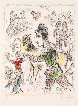 407. Marc Chagall, "Clown a la chévre jaune".