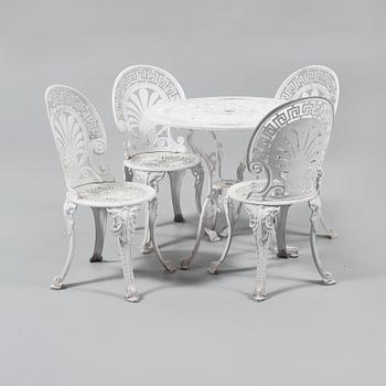 TRÄDGÅRDSGRUPP, 5 delar, 1900-talets andra hälft.