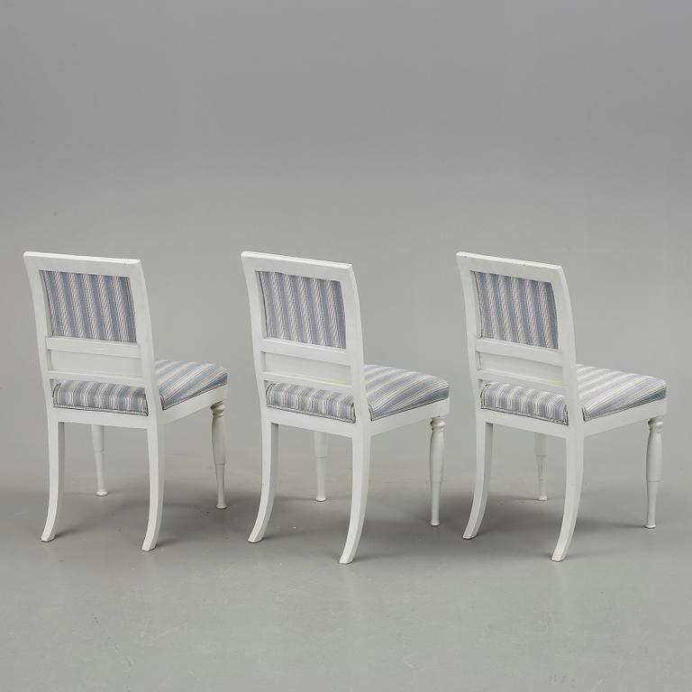 STOLAR, 3 st, empirestil, 1800-talets slut.