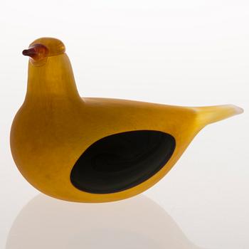 OIVA TOIKKA, Glass bird, signed O. Toikka Nuutajärvi.