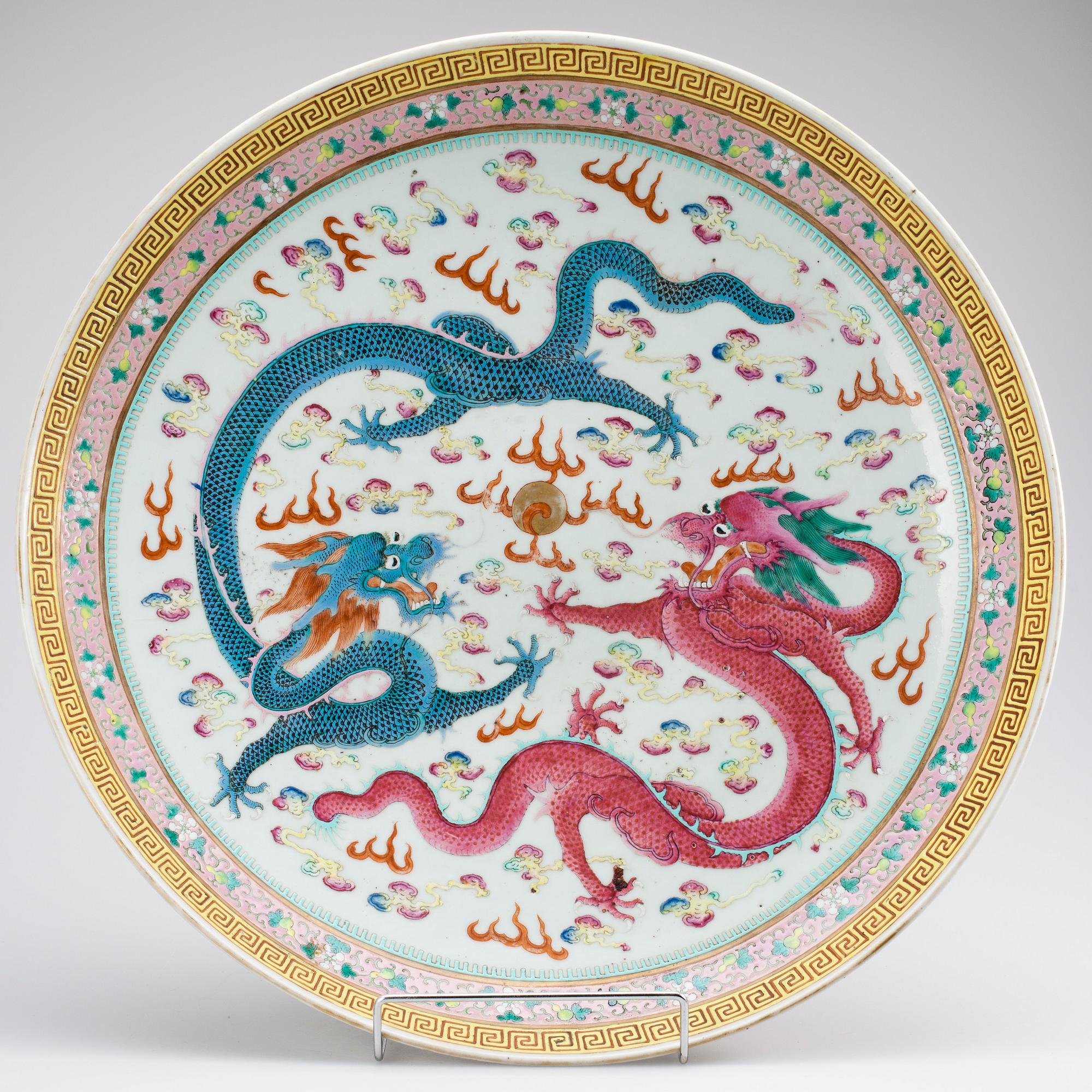 FAT, porslin, Kina 1800-talets slut.