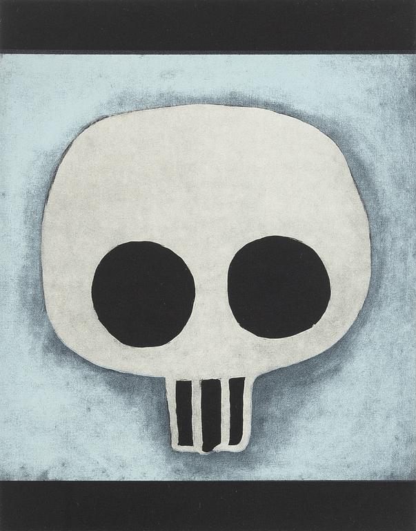 Jan Håfström, "Blue Skull".