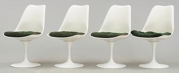 EERO SAARINEN, stolar, 4 st, "Tulip", Knoll International, USA.