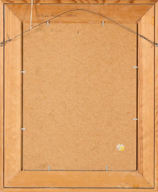 Alice Kaira, olja på duk lagd på pannå, signerad och daterad 1992.