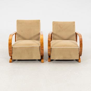 Armchairs, a pair of Art Deco, first half of the 20th century.