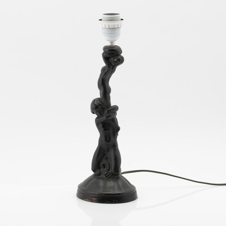 Axel Gute, Table lamp, early 20th century.