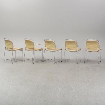 KENNETH BERGENBLAD, five chairs, Dux, second half of the 20th century.