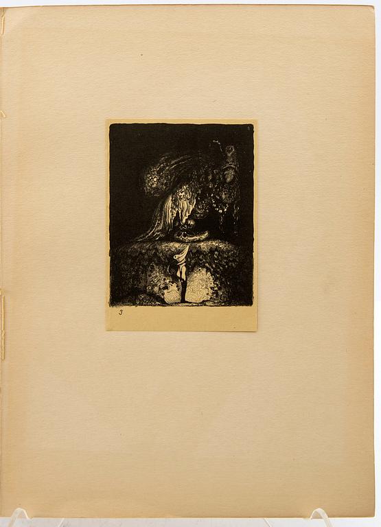 John Bauer, "Troll" tio litografier i mapp.