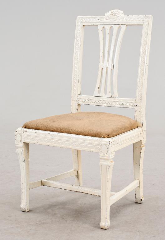 STOL, gustaviansk, Anders Andersson Lindome, omkring 1800.