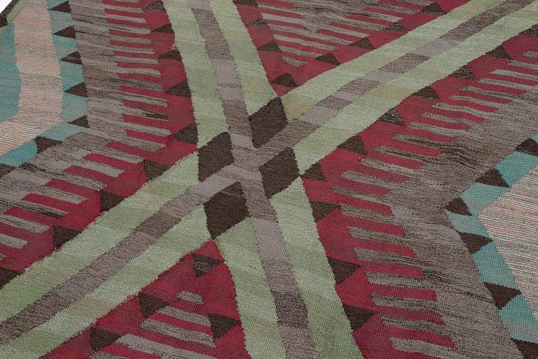 Matta, rölakan och gobelängteknik, cm 340 x 220 cm.