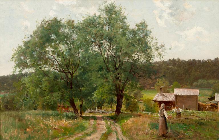 Hjalmar Munsterhjelm, SOMMARDAG PÅ LANDET.