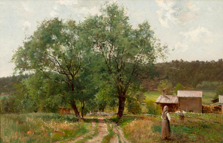 Hjalmar Munsterhjelm, A SUMMER DAY IN THE COUNTRYSIDE.