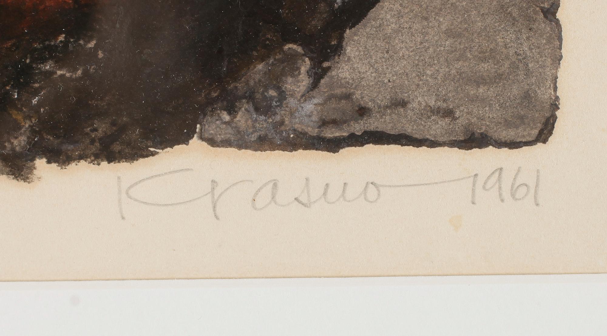 RODOLFO KRASNO, etsning, signerad, daterad 1961 och numrerad 7/25.