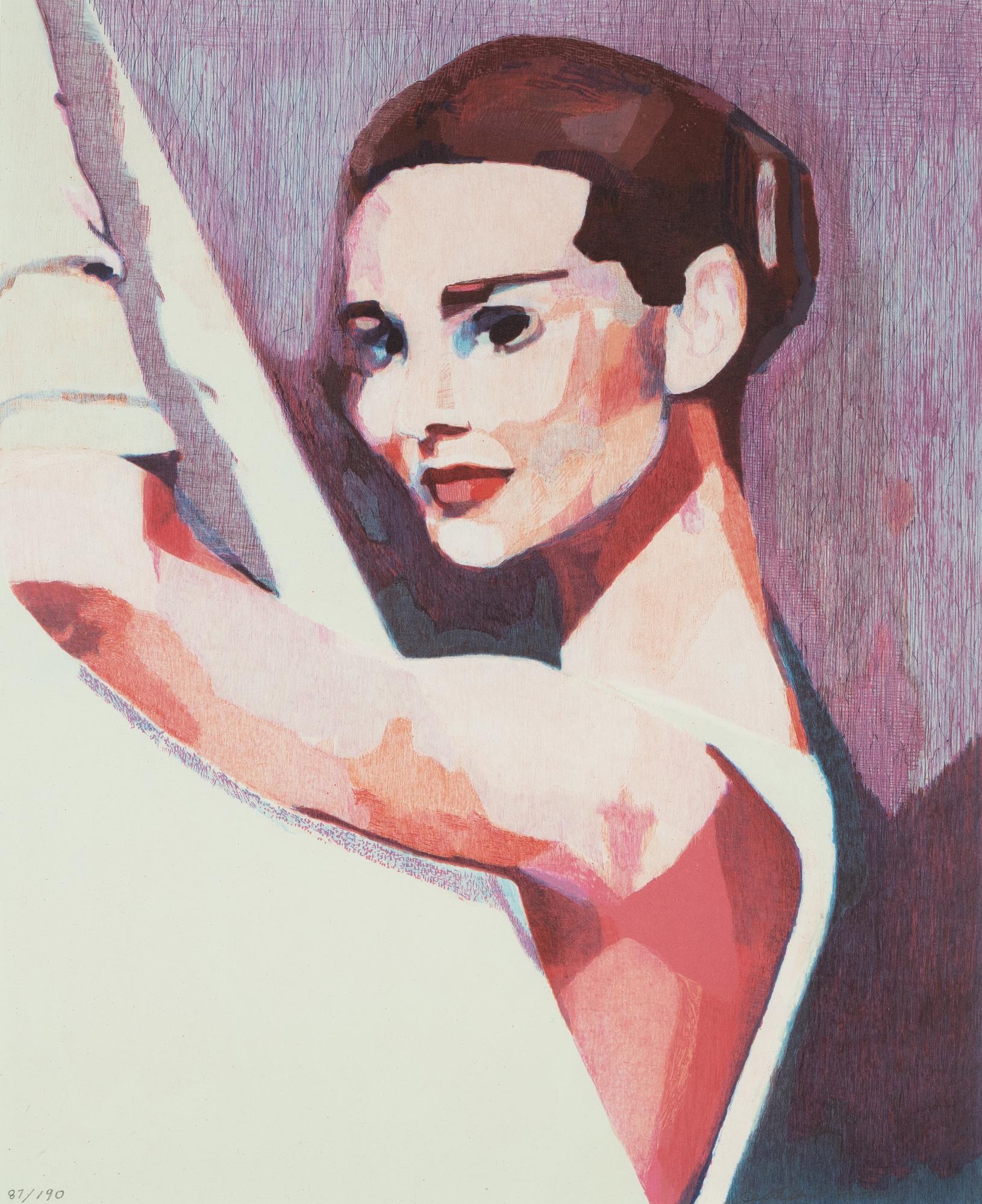 Cecilia Sikström, lithograph in colours, signed 87/190.