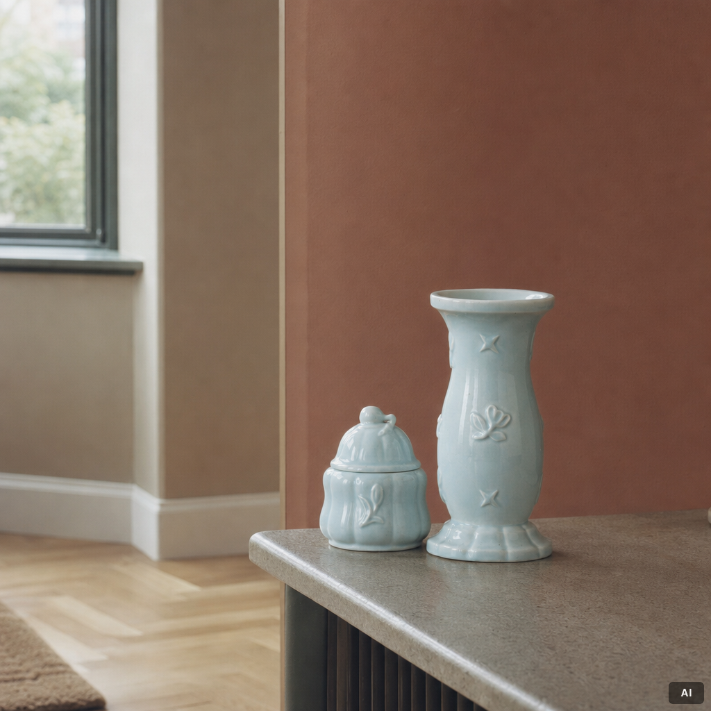 Wilhelm Kåge, a ceramic vase and a  lidded bowl, Gustavsberg 1927-28.