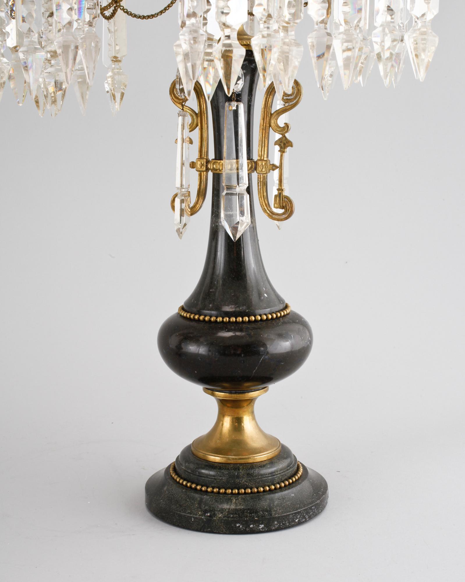 A pair of candelabras, second half of the 19th century.