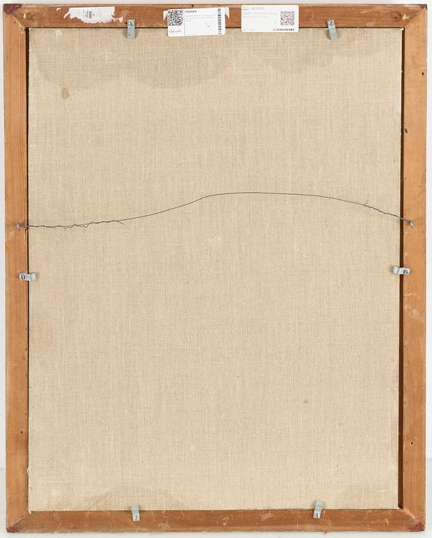 ANDERS BERGIUS, attributed, oil on canvas mounted on board, a pair.