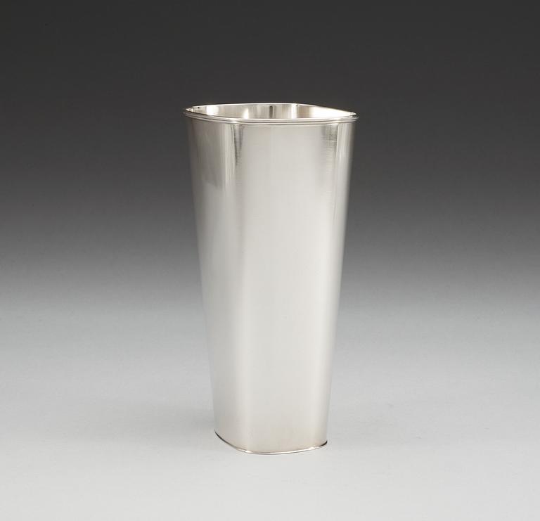 GUSTAF JANSON, vas, C.G Hallberg, Stockholm 1956, sterling.