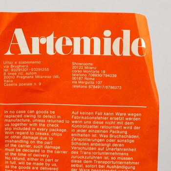 Ernesto Gismondi, a metal 'Sintesi' ceiling light for Artemide, 1980's.