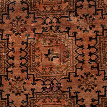 A semi-antique Ersari/Afghan carpet, c. 440 x 285 cm.