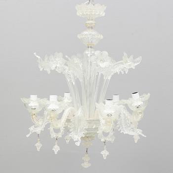 A Venetian style chandelier, mid-20th Century.