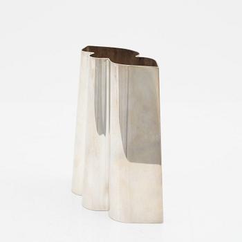 Theresia Hvorslev, a sterling silver vase, Lidköping, 1975, numbered 11/15.