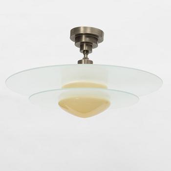 Karlskrona Lampfabrik, a model "3032" ceiling lamp, 1930's-40's.