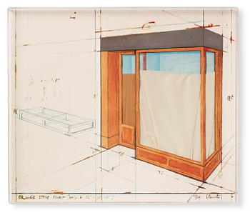 422. Christo & Jeanne-Claude, "Orange Store Front, Project".
