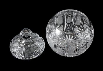 BÅLSKÅL, glas, 1900-tal.