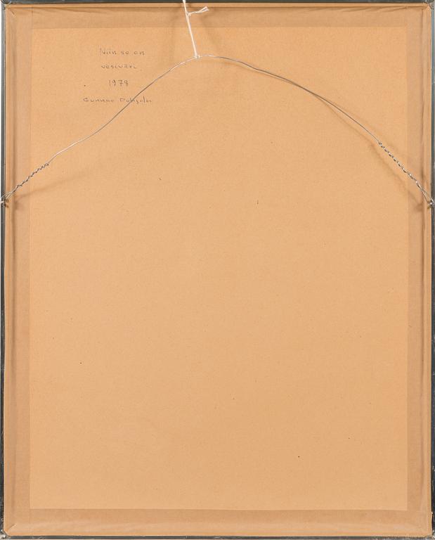 GUNNAR POHJOLA, akvarell, signerad och daterad-78.