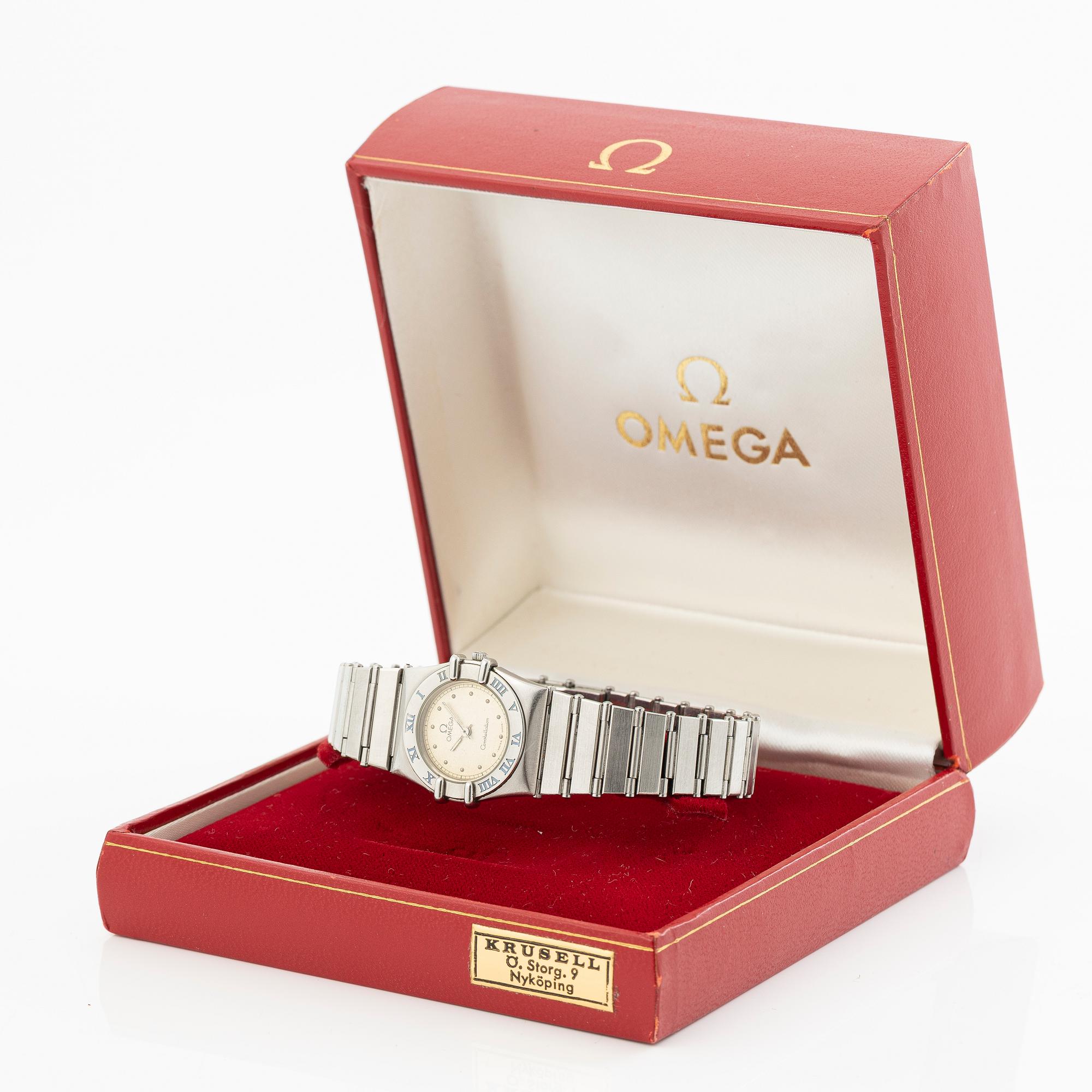 Omega, Constellation, wristwatch, 22,5 mm.